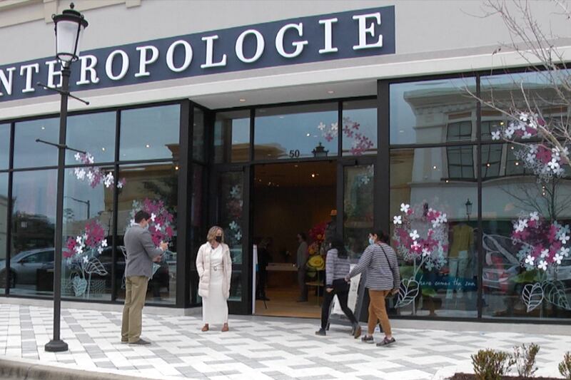 Construction underway for Anthropologie store in Mayfaire