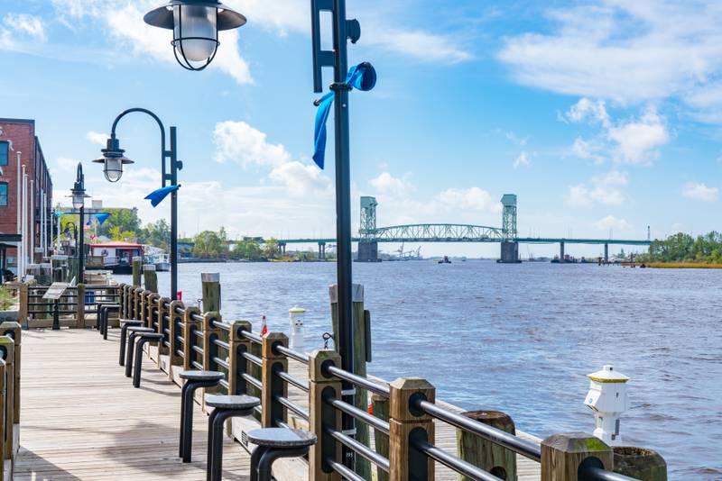 Wilmington riverwalk voted as the 2nd Best Riverwalk in America by USA Today