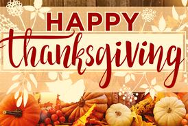 Happy Thanksgiving! Don’t miss out on these events this weekend